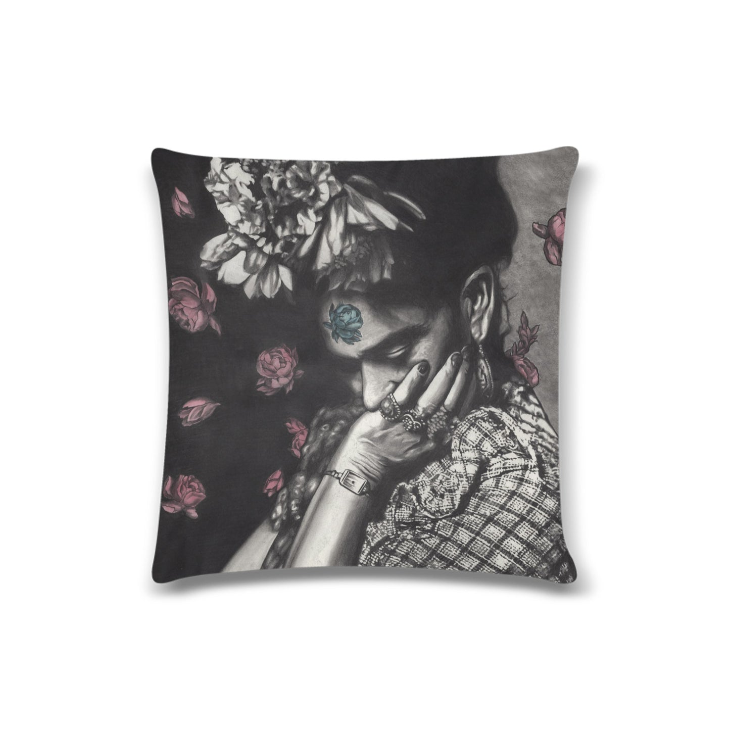 FRIDA Throw Pillow Cover 16"x16"