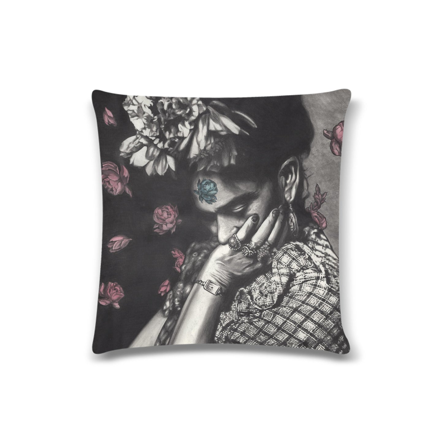FRIDA Throw Pillow Cover 16"x16"