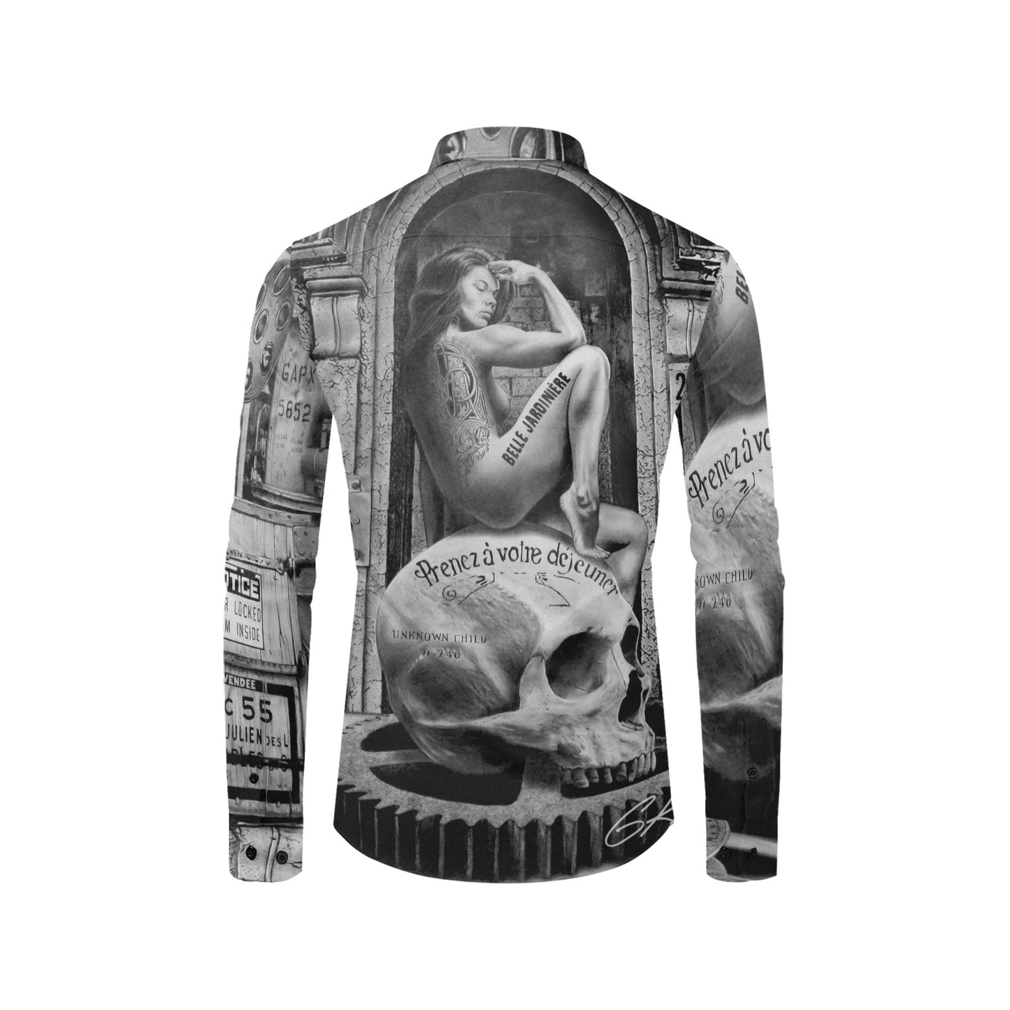 Take Your Lunch Button Down Long Sleeve Shirt