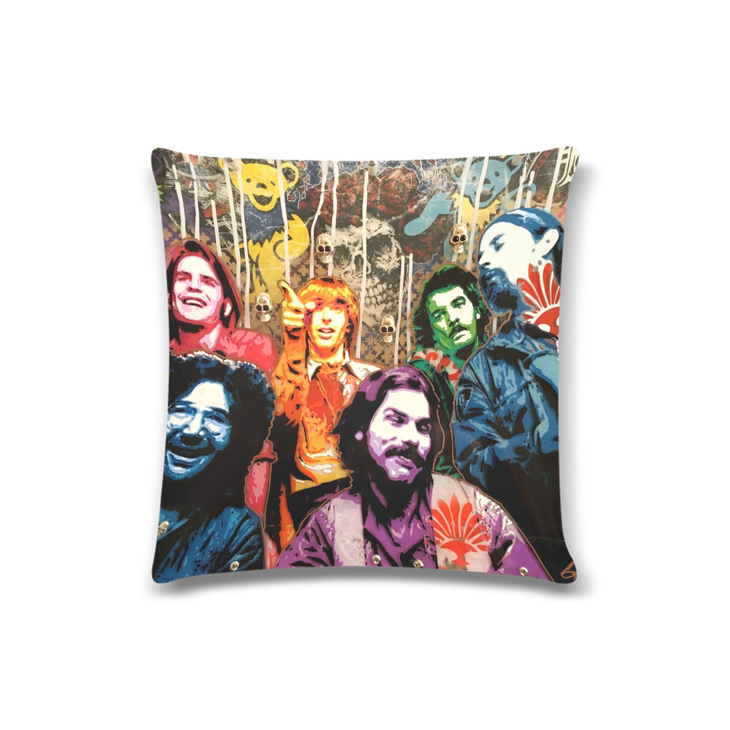 DEAD Throw Pillow Cover 16"x16"
