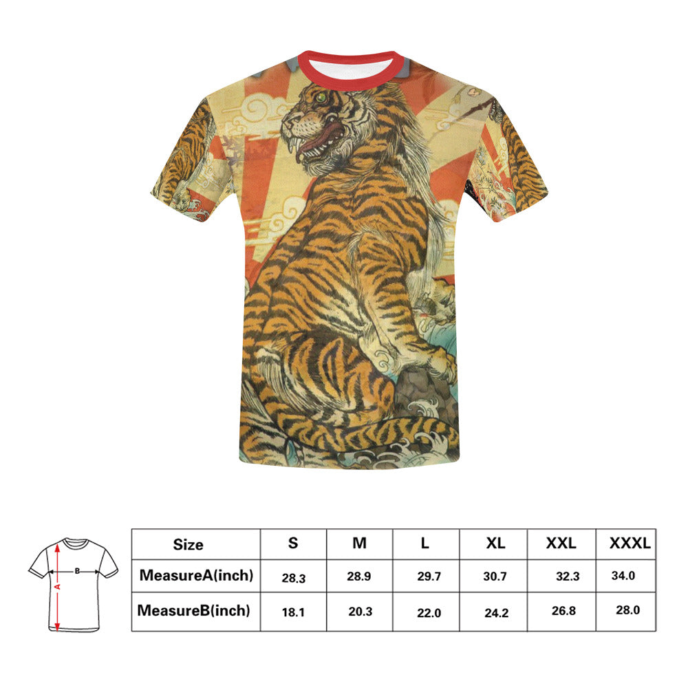 SAMURAI Men's All Over Print T-shirt