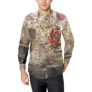 The World is Yours Men's All Over Print Long Sleeve Shirt