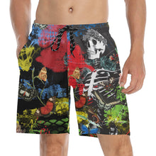 Load image into Gallery viewer, SKEL BUTTERFLY Men&#39;s Mid-Length Beach Shorts