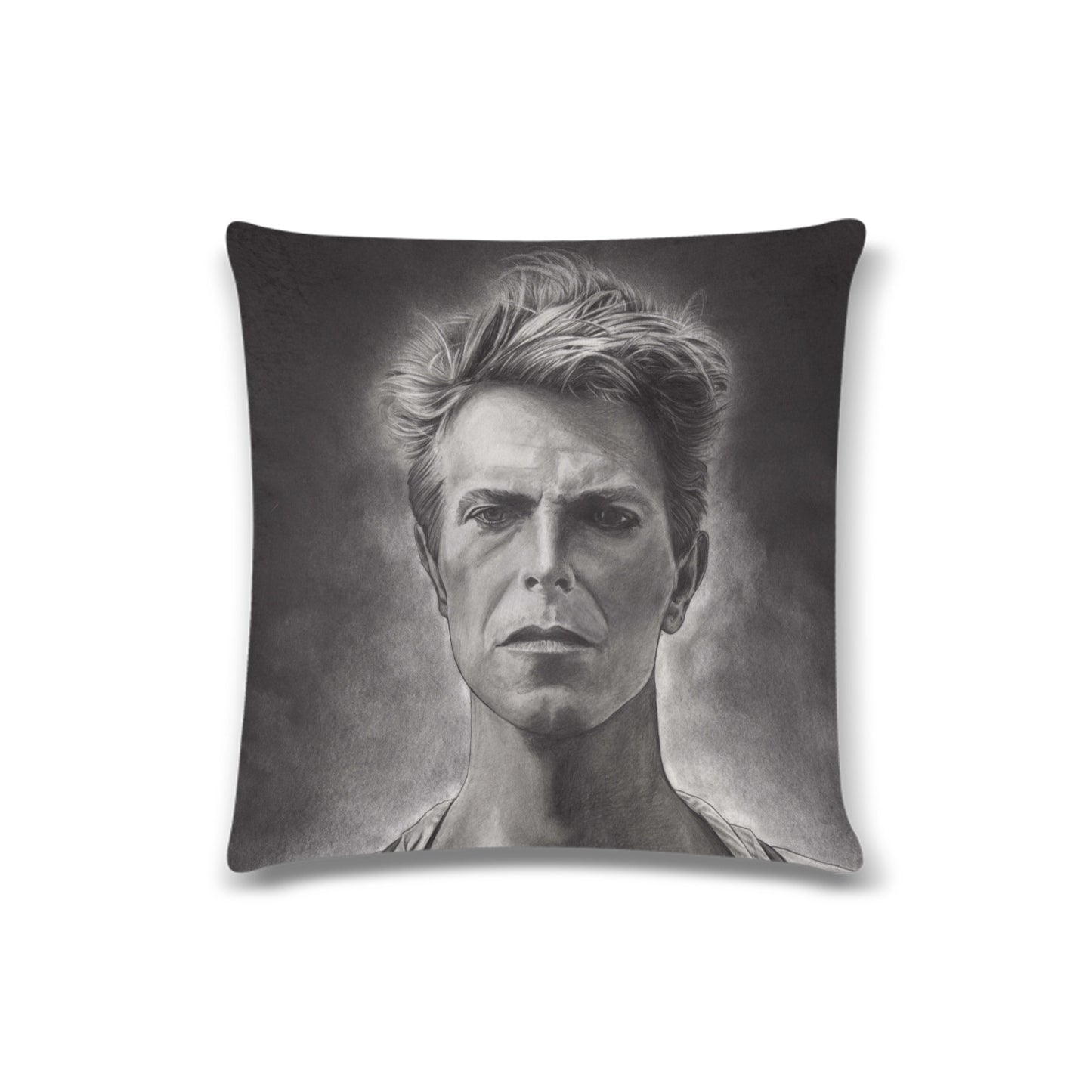 BOWIE Throw Pillow Cover 16"x16"