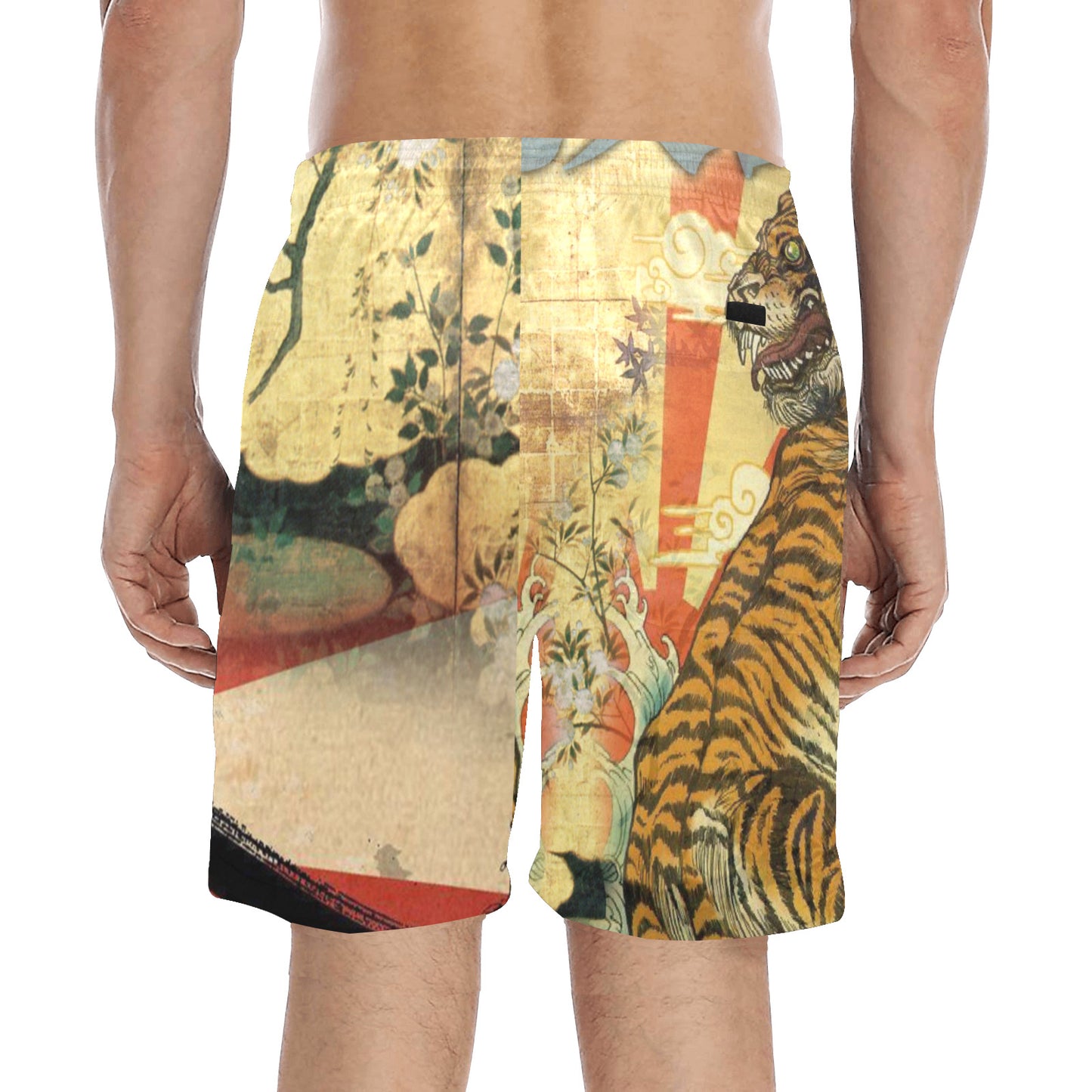 SAMURAI Men's Mid-Length Beach Shorts