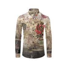 Load image into Gallery viewer, The World is Yours Men&#39;s All Over Print Long Sleeve Shirt