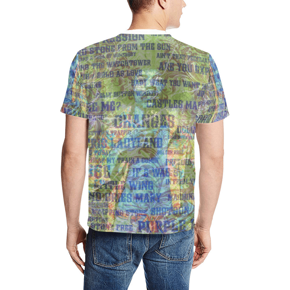 JIMI Men's All Over Print T-shirt