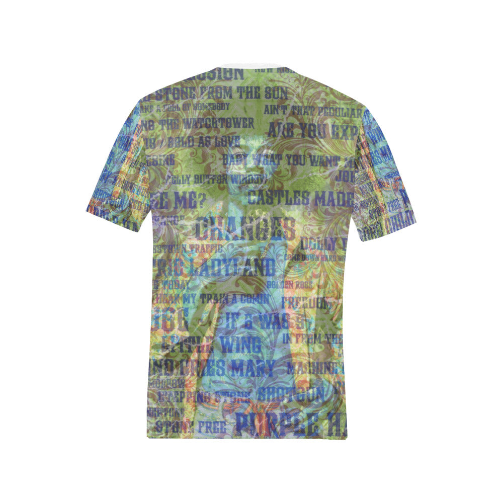 JIMI Men's All Over Print T-shirt