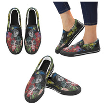 Load image into Gallery viewer, SKEL BUTTERFLIES Men&#39;s Slip-on Canvas Shoes