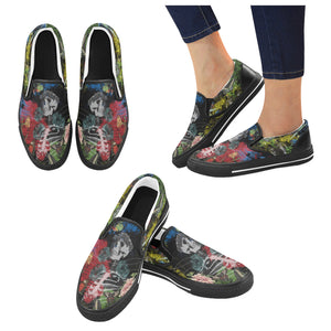 SKEL BUTTERFLIES Men's Slip-on Canvas Shoes