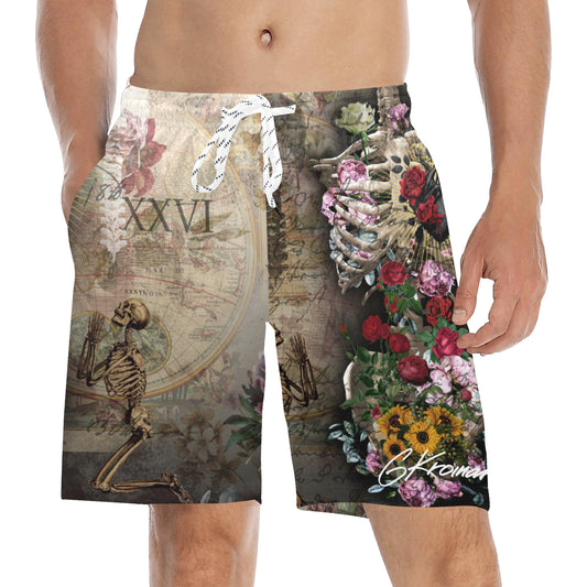 The World Is Yours Men's Mid-Length Beach Shorts