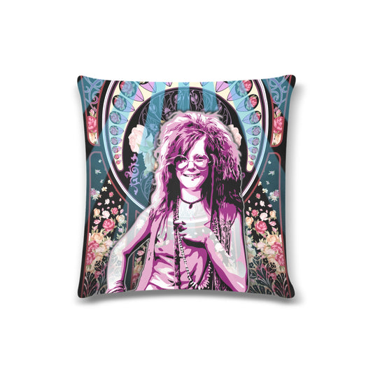 JANIS Throw Pillow Cover 16"x16"