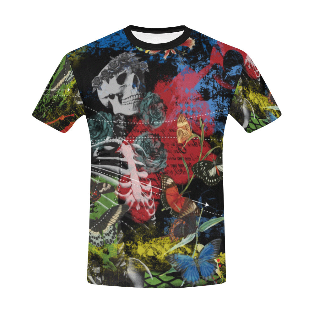 SKEL BUTTERFLIES Men's All Over Print T-shirt