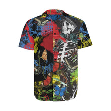 Load image into Gallery viewer, SKEL BUTTEFLIES MEN&#39;S SHORT SLEEVE BUTTON DOWN