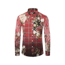 Load image into Gallery viewer, PLAID ANGEL Men&#39;s All Over Print Long Sleeve Shirt