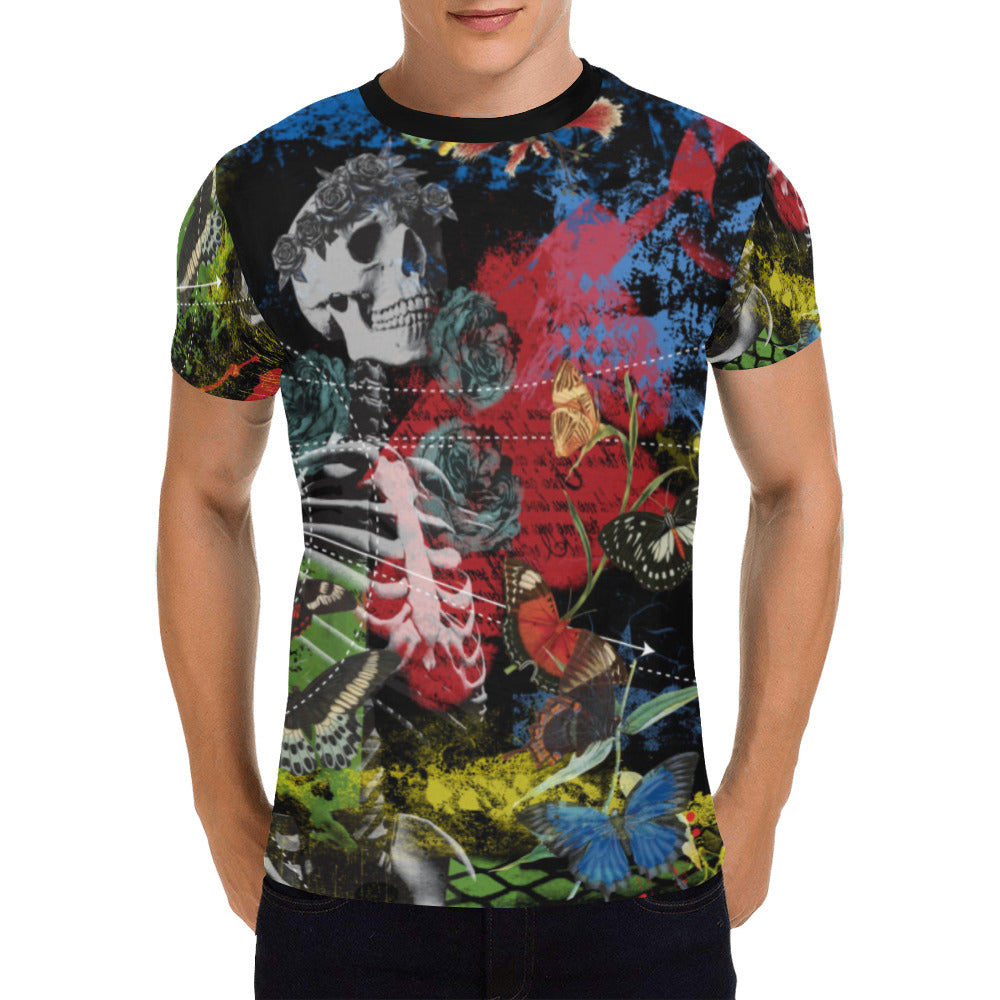 SKEL BUTTERFLIES Men's All Over Print T-shirt